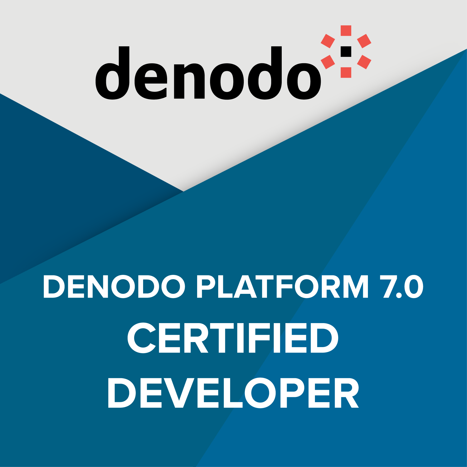 Denodo Platform 7.0 Certified Developer Badge