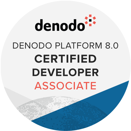 Denodo Platform 8.0 Certified Developer Associate Badge